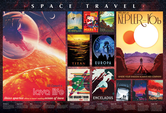 Space Travel Posters 2000pc