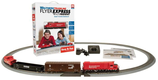HO Walthers Flyer Express Train Set
