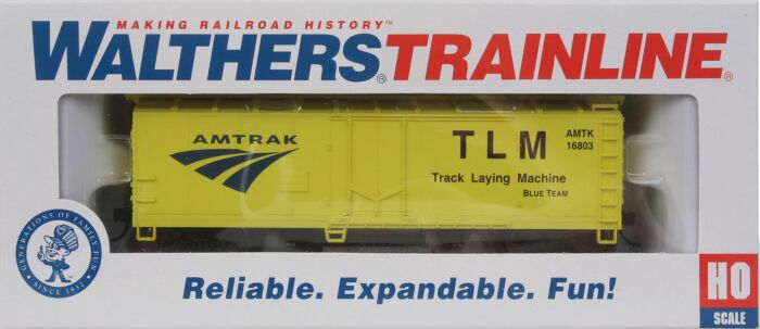 HO Amtrak Track Cleaning Car
