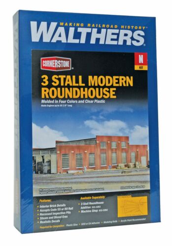 N 3 Stall Modern Roundhouse Kit
