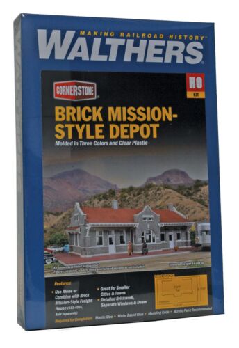 HO Brick Mission-Style Depot
