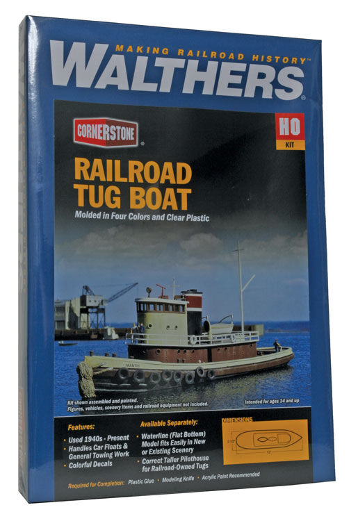HO Railroad Tug Boat Kit