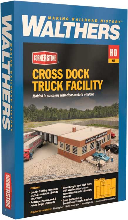 HO Cross Dock Truck Facility Kit
