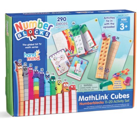 Math Link Cubes-Number Blocks