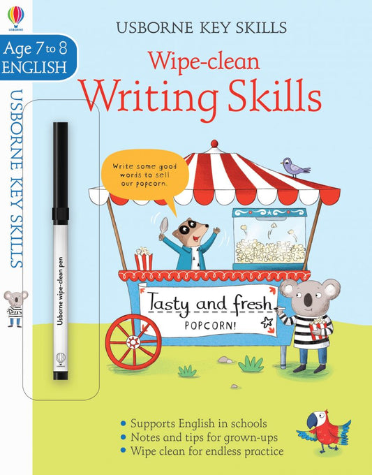 Wipe-Clean Writing Skills Age 7-8 Activi