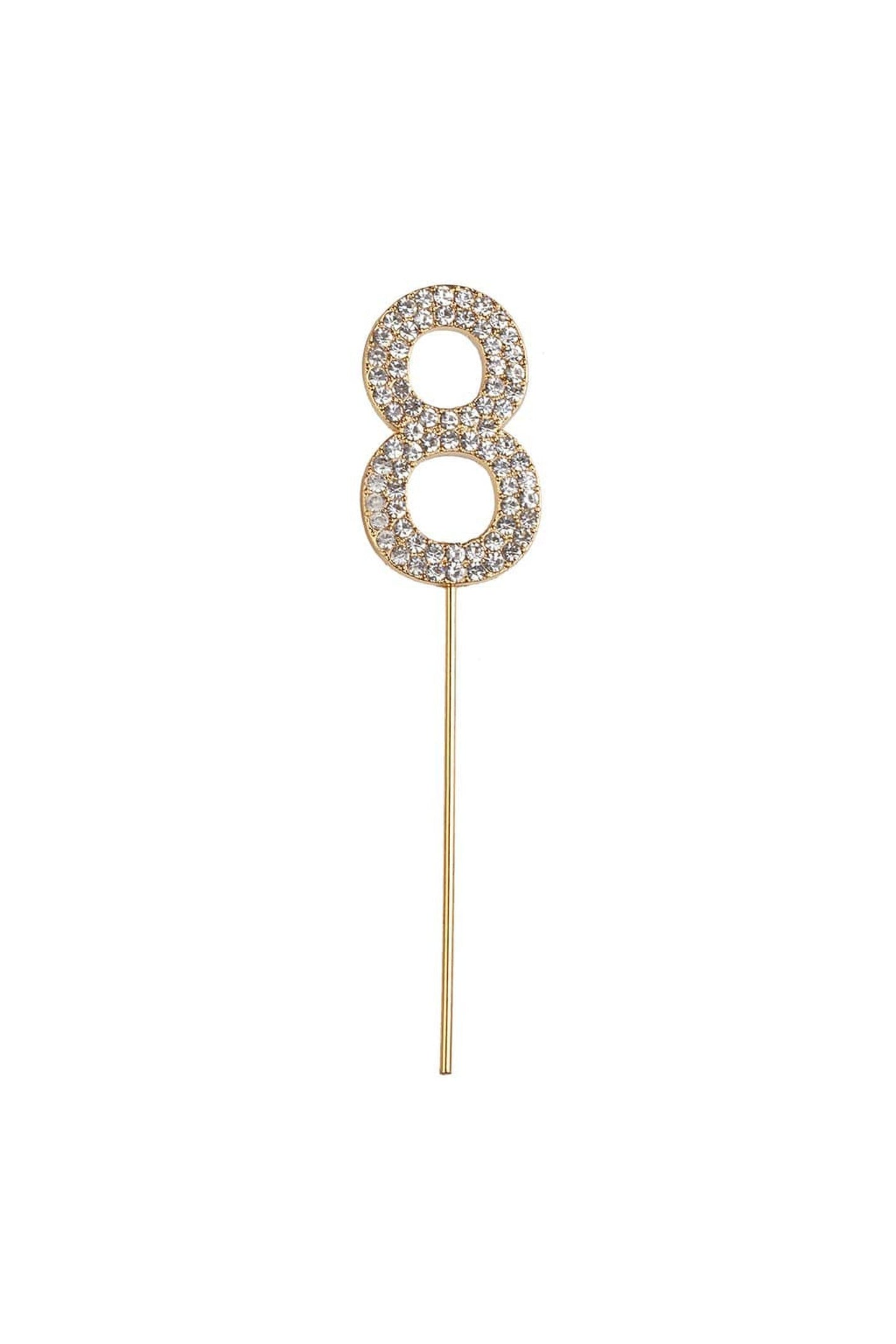 8 Rhinestone Cake Decoration