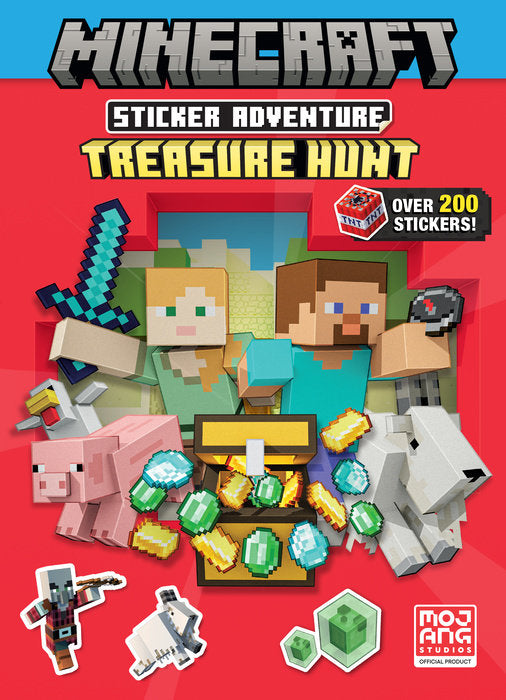 Minecraft Sticker Adventure Treasure Hunt