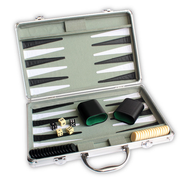 Backgammon 15" with Aluminum Case