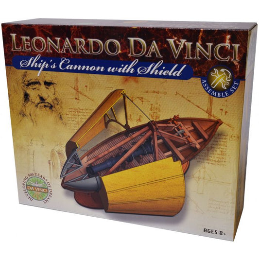 Da Vinci Ship's Cannon with Shield Kit
