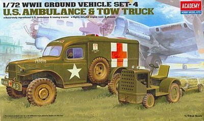 US AMBULANCE & TOW TRUCK 1/72