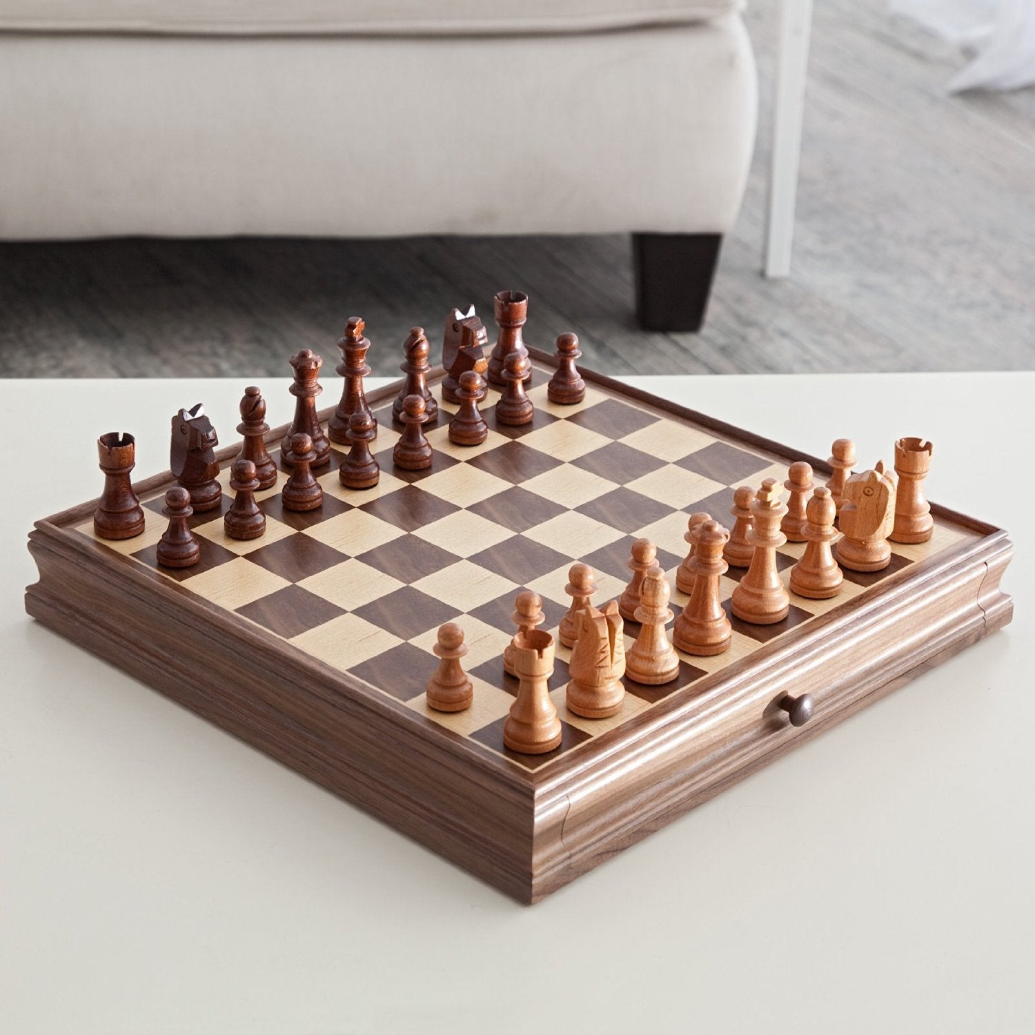 Deluxe Wooden Chess Set