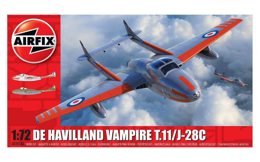 De Havilland Vampire T.11/J-28C 1/72