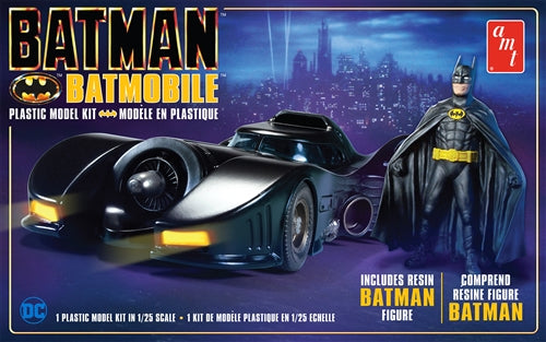 Batmobil w/Resin Batman Figure 1989 1/25