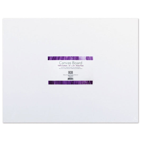 Canvas Board 18X24" 3 pack