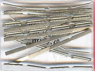 Rail Joiners - Nickel - HO Code 100/83