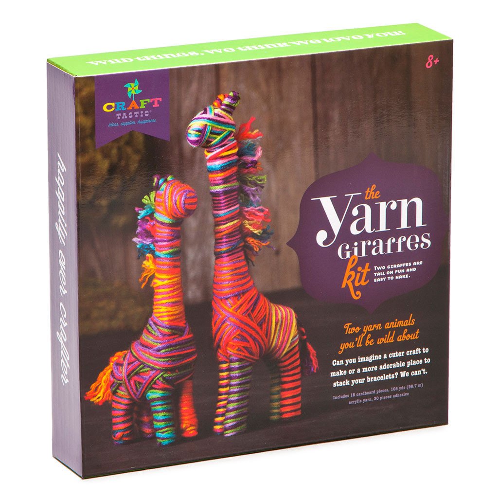 Yarn Giraffes Kit.
