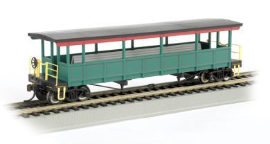 OPEN-SIDED EXCURSION CAR W/SEATS