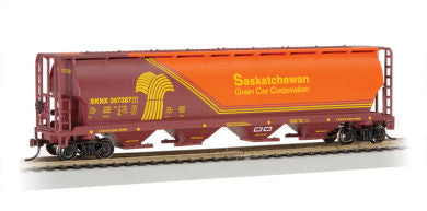 CANADIAN 4 BAY CYL. GRAIN HOPPER SASK.