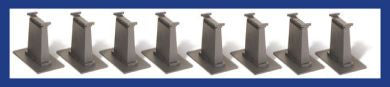 E-Z TRACK TALL PIER SET