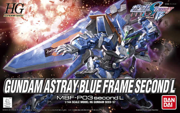 HG Gundam Ashtray Blue Frame 2 1/144