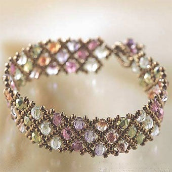Bead Jewelry Net Pattern Bracelet Kit