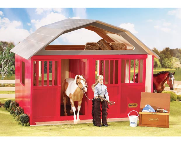 TWO STALL WOOD RED BARN 1/9 - Additional Freight Charges