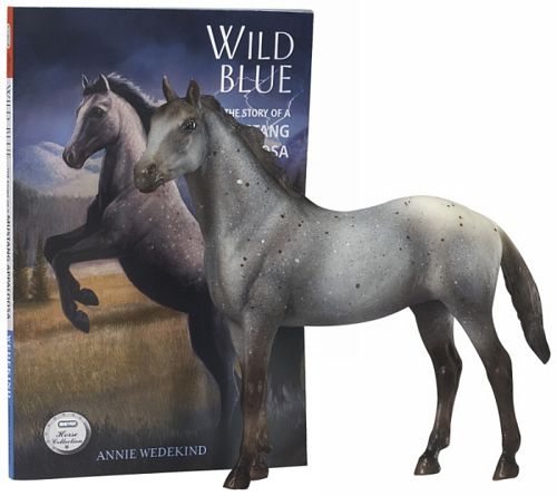 WILD BLUE BOOK & HORSE SET