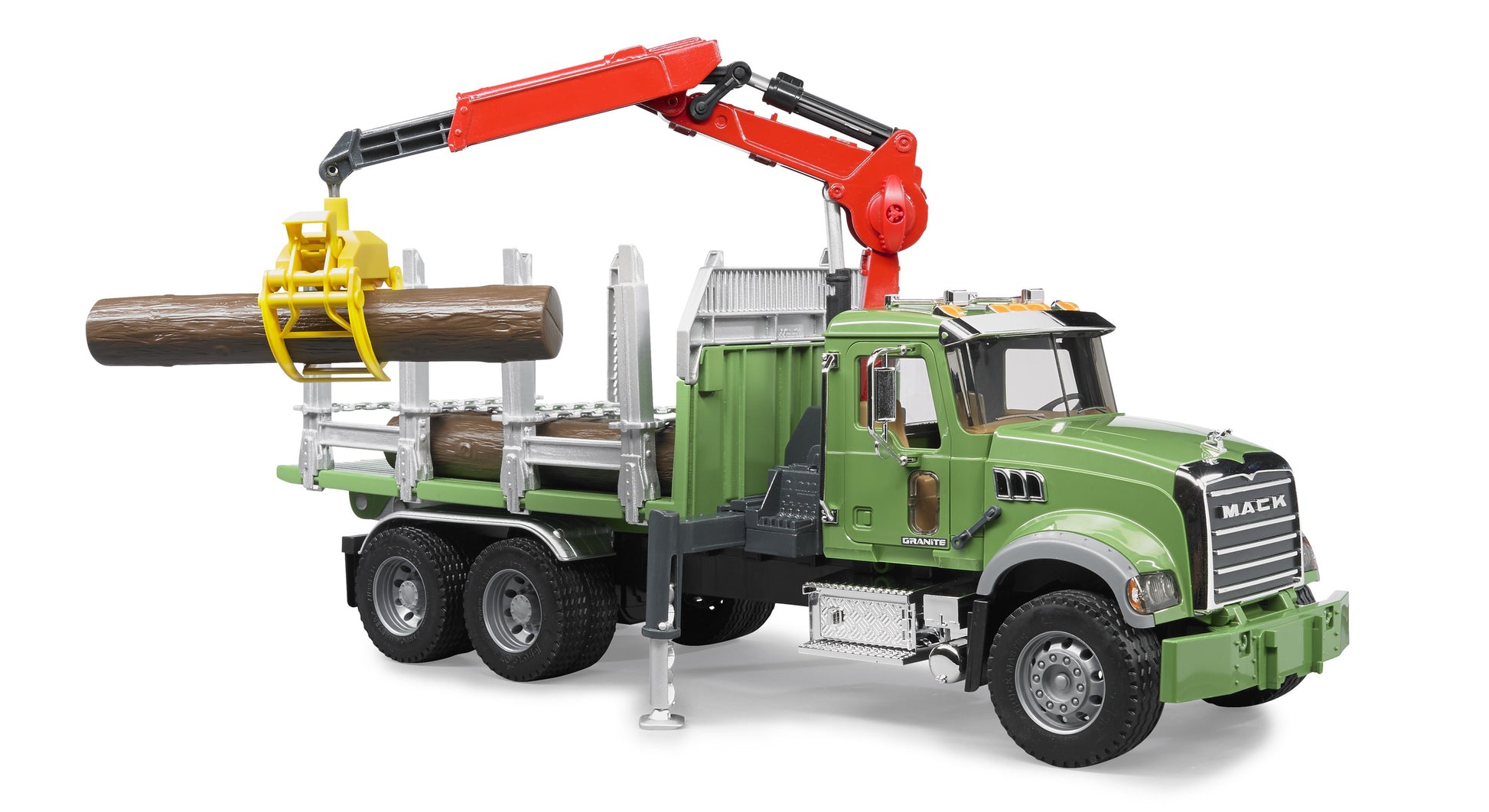 Mack Granite Timber Truck w/Crane 3 Logs
