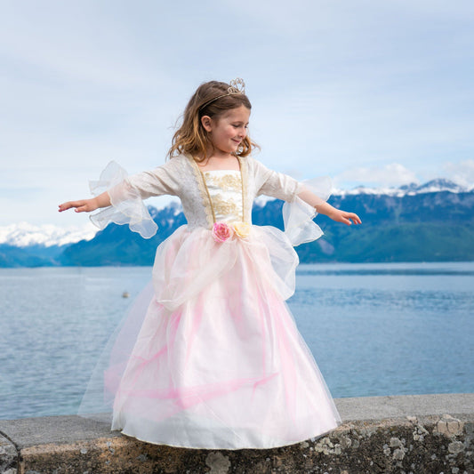 Golden Rose Princess Dress Size 7-8