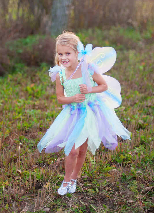 BUTTERFLY DRESS/WINGS SIZE 5-6