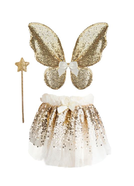 Gracious Gold Sequin Set Size 4-6