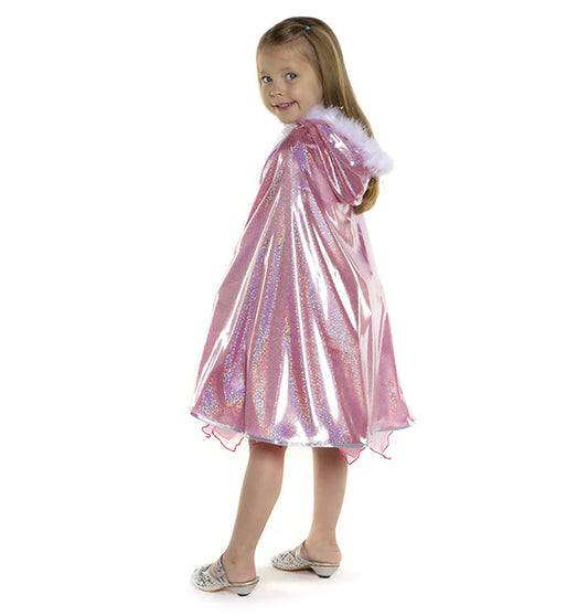 GLITTER PRINCESS CAPE SIZE 4-6