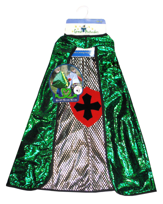 REVERSIBLE DRAGON/KNIGHT CAPE SMALL