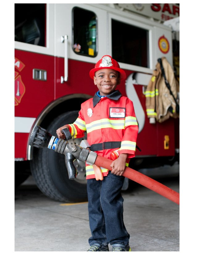 Firefighter Costume Size 3-4