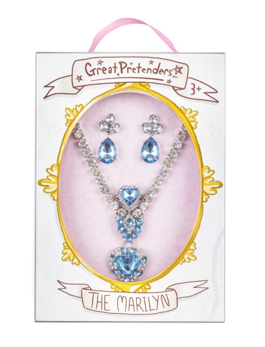 Marilyn Blue/Silver Jewelry Set