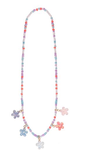 Boutique Shimmer & Flower Necklace