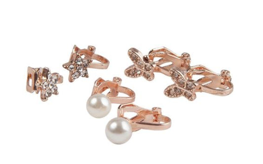 Boutique Dazzle Clip on Earrings