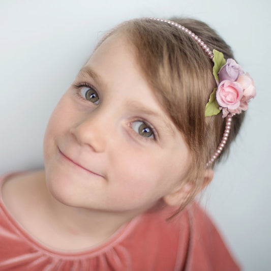 Boutique Pearls and Twirls Headband