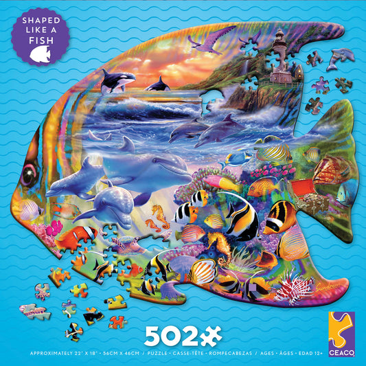 Fish 502pc Shaped Puzzle