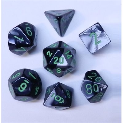 Gemini Black-Grey/Green Dice