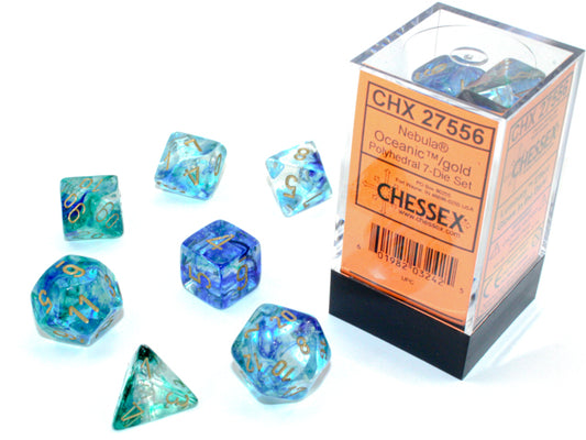 Nebula Oceanic/Gold Dice