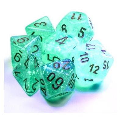 Borealis Light Green/Gold Dice