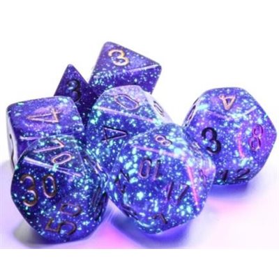 Borealis Royal Puple/Gold Luminary Dice