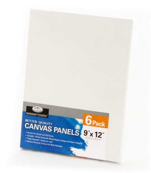 Canvas Boards 6 pack 9X12"