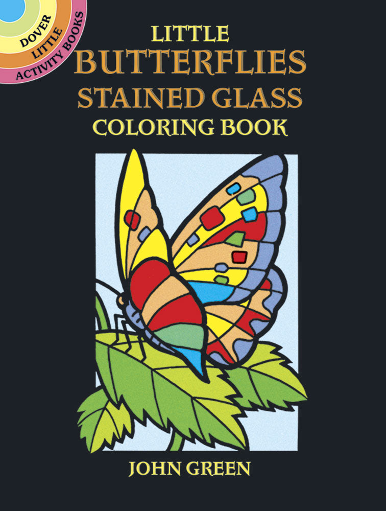Little Butterflies Stained Glass Colorin