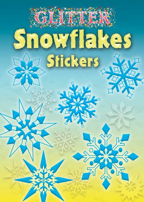 Glitter Snowflake Stickers Book