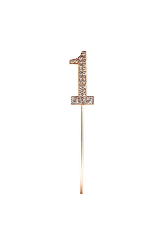1 Rhinestone Cake Decoration