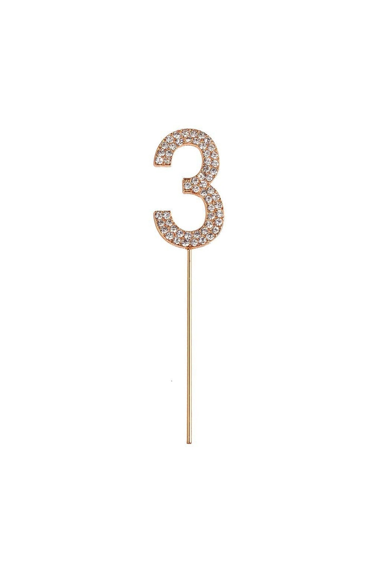 3 Rhinestone Cake Decoration