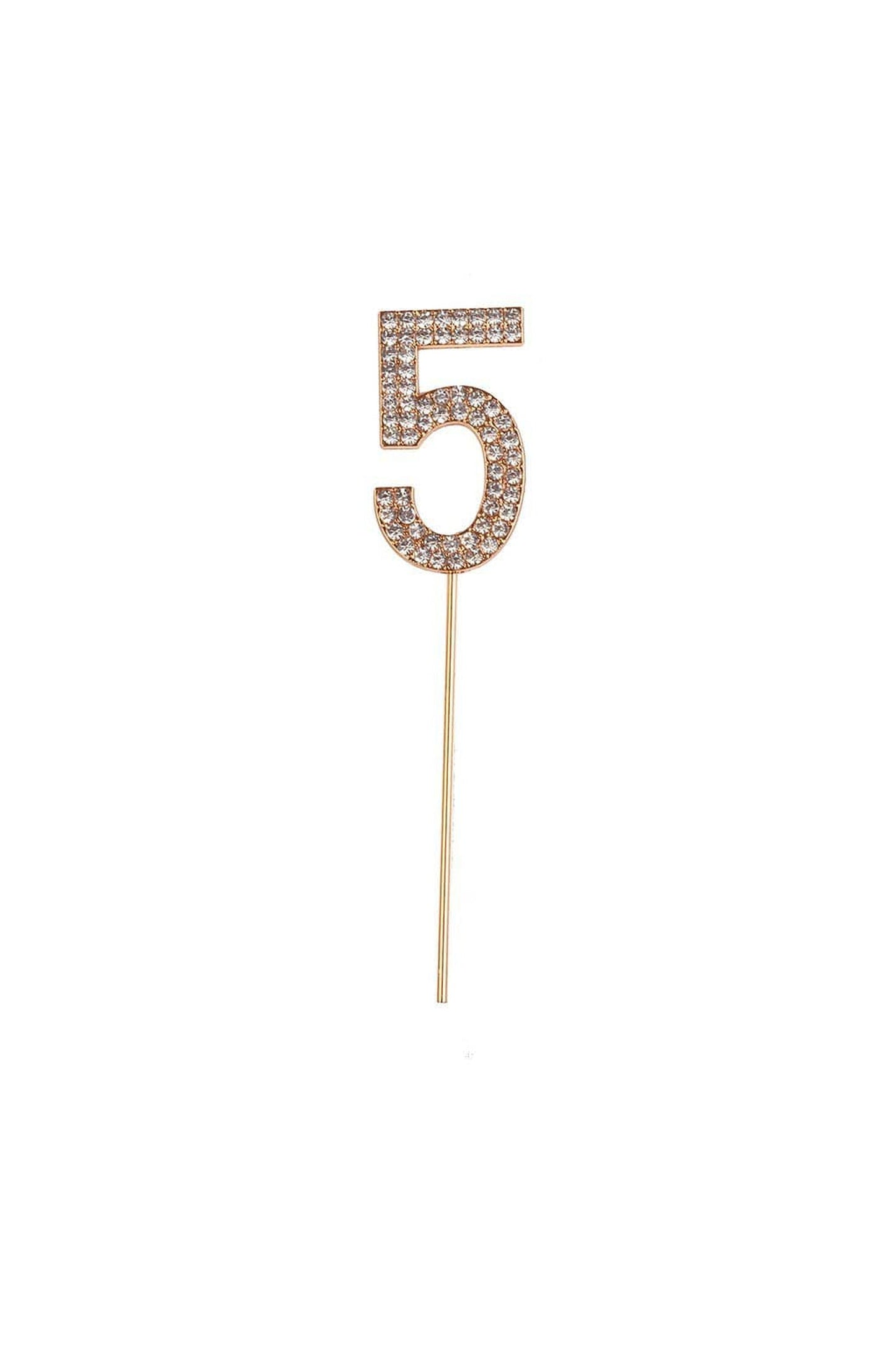 5 Rhinestone Cake Decoration