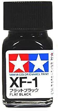 Flat Black Enamel Paint 10ml